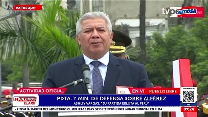 Dina Boluarte y Walter Astudillo lamentaron muerte de alférez Ashley Vargas: "Su partida enluta al Perú"