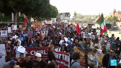 Los Ángeles: protestas contra la política migratoria de Donald Trump