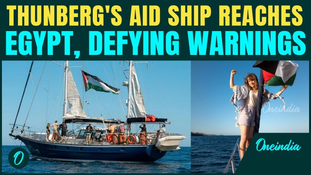 Greta Thunberg’s Gaza-Bound Aid Ship Reaches Egyptian Coast Despite IDF’s Warning Of Naval Blockade
