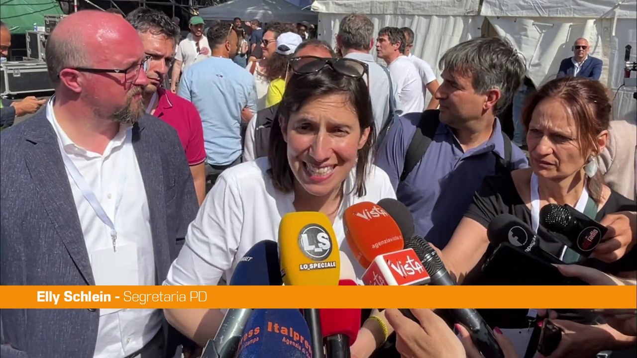 Corteo per Gaza, Schlein "Noi l'Italia che non tace come il governo"