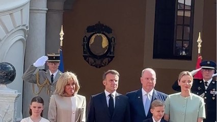 VIDÉO GALA - Visite d’État à Monaco, Brigitte Macron a reçu un joli cadeau de la part de la princesse Gabriella