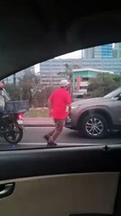 Ladrones aprovechan tráfico para hacer de las suyas en Tegucigalpa