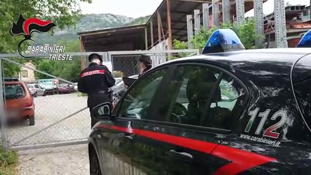 Trieste - Discarica abusiva. Denunciato dai Carabinieri (06.06.25)