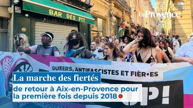 La marche des fiertés de retour à Aix-en-Provence pour la première fois depuis 2018
