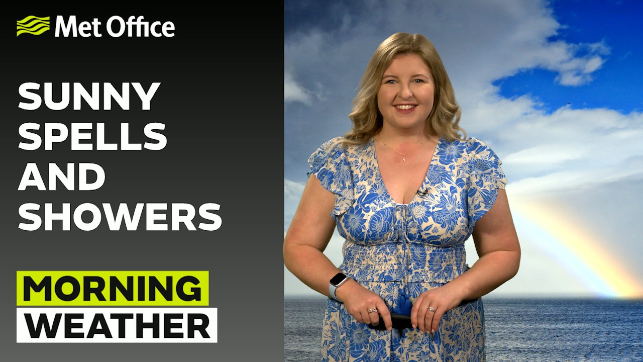 Met Office Morning Weather Forecast 08/06/2025 - Dry and bright for many