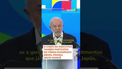 Lula diz que França investirá R$ 100 bilhões no Brasil até 2030 #shorts