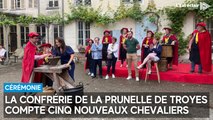 La confrérie de la Prunelle de Troyes compte cinq nouveaux chevaliers