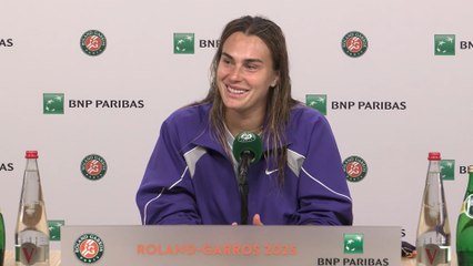 Roland-Garros 2025 - Aryna Sabalenka : "J'ai déjà réservé un vol pour Mykonos et de l'alcool"