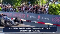 Así fue la exhibición de Carlos Sainz con el Williams en Madring