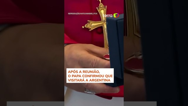 Papa Leão XIV recebe Milei no Vaticano #shorts