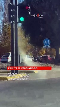 🚨 Choque en avenida Mosconi generó complicaciones en el tránsito