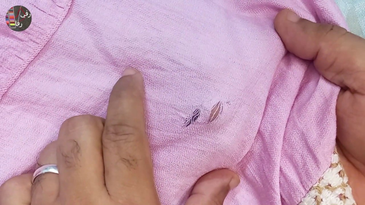 The easiest way to fix a burnt blouse.