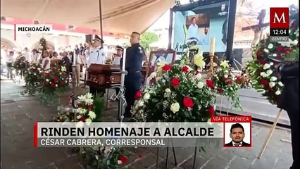 Luto en Tacámbaro: Dan el último adiós al alcalde Salvador Bastida