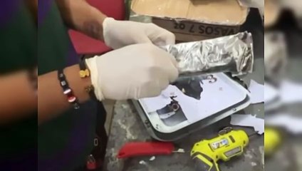 Frustran envío de cocaína a EE. UU. camuflada en reloj de pared