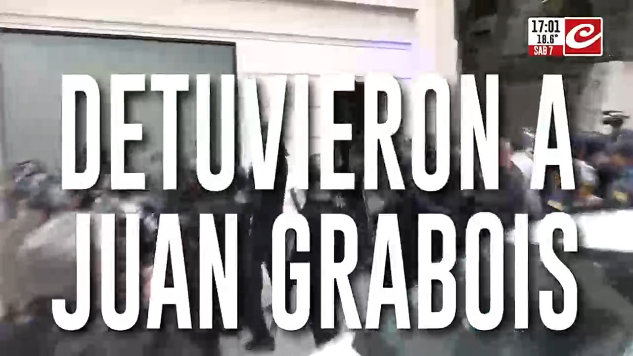 Detuvieron a Juan Grabois tras ingresar al Instituto Perón junto a un grupo de manifestantes