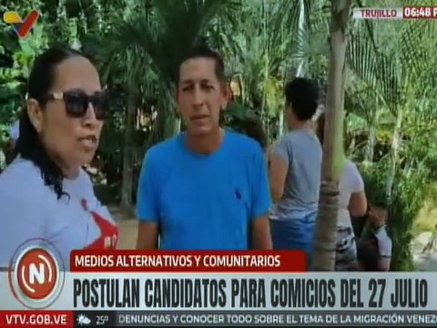 Trujillo | Medios Alternativos continúan cobertura de la postulación para los comicios del 27-Jul