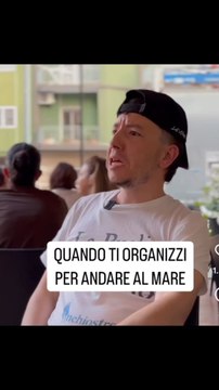 Daniele condotta quando ti organizzi per andare al mare