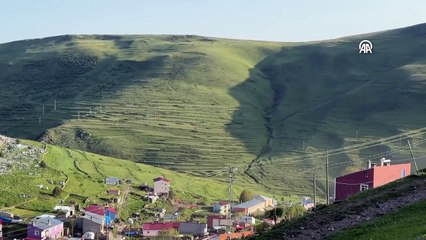Ardahan'daki Atatürk silüeti görülmeye başlandı
