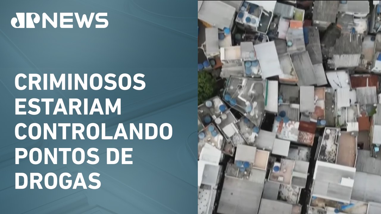 Polícia busca quatro traficantes de Goiás escondidos na favela da Rocinha