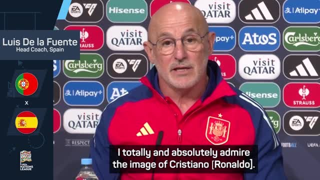 Spain praise longevity of Cristiano Ronaldo ahead of Nations League final