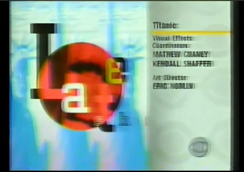 Titanic CBS Split Screen Credits