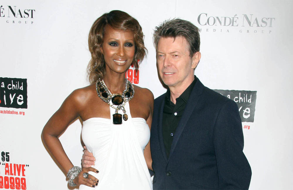 Iman has marked what would have been her 33rd wedding anniversary with David Bowie