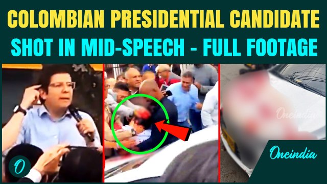 BREAKING: Colombian Presidential Candidate Miguel Uribe SHOT IN HEAD During Live Rally-Caught on Cam