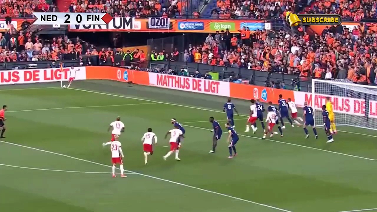 FIFA World Cup Qualifying - UEFA 2025 Netherlands vs Finland 2-0  All Goals & Highlights 