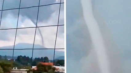 Tornados y culebra de agua se forman en Michoacán mientras se acerca ciclón Bárbara