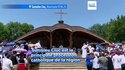 Des milliers de pèlerins ont convergé vers Sumuleu Ciuc pour observer la pentecôte