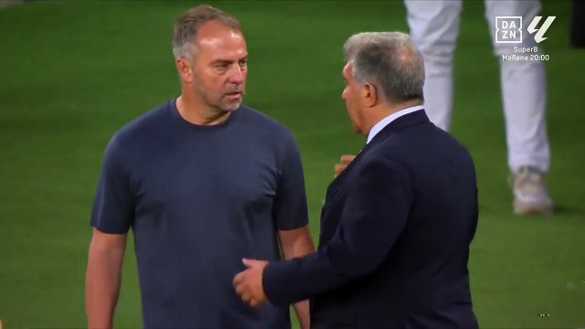 Hansi Flick y Joan Laporta comentan el último cabreo de Ter Stegen