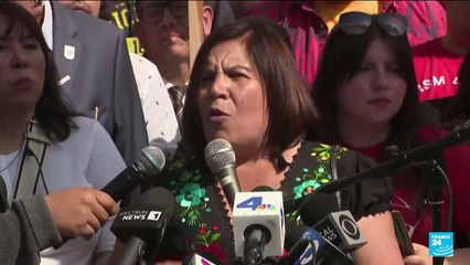 Protesters rally against immigration agents for second day in LA