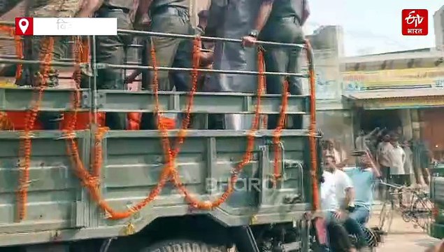 शहीद जवान की शहादत को सलाम, अंतिम दर्शन के लिए उमड़ी हजारों लोगों की भिंड