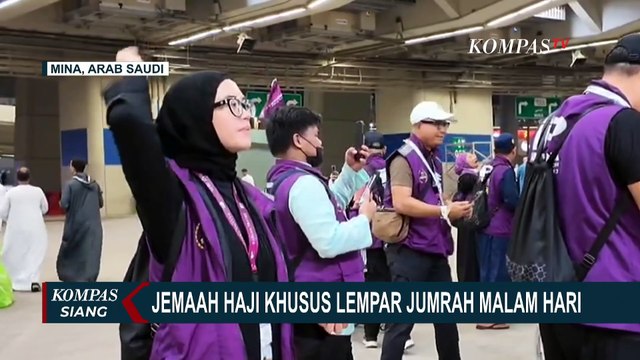 Hindari Suhu Ekstrem, Jemaah Haji Khusus Pilih Lempar Jumrah pada Malam Hari