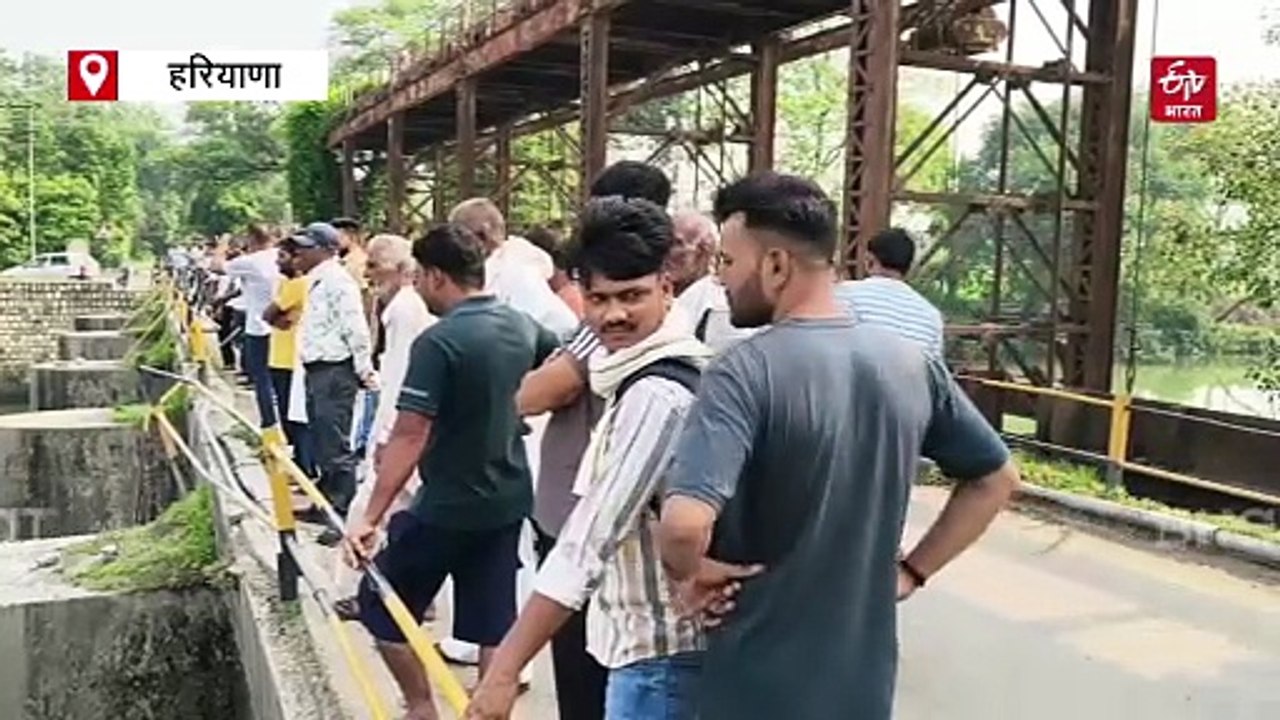 यमुनानगर में ब्रिज की रेलिंग तोड़ यमुना नहर में...