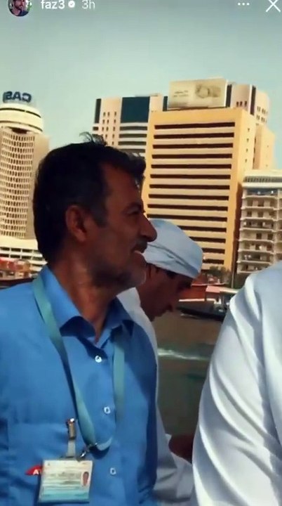 Sheikh Hamdan rides abra