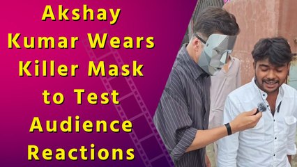 Akshay Kumar turns reporter in a ‘killer mask’ to experience ‘Housefull 5’ audience reactions firsthand