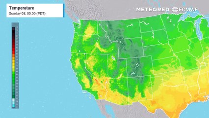 Wilting heat in the West will strike early during the second week of June.