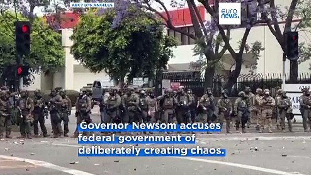 Trump and CA Governor Newsom clash over deployment of National Guard in LA