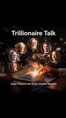 Trillionaire Talk for Daily Finance, AI Tools & Real Hustle Wisdom #motivation #shorts #trailer
