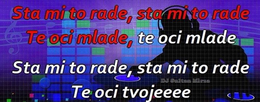 Šta mi to rade - Kemal Malovčić (uživo karaoke)