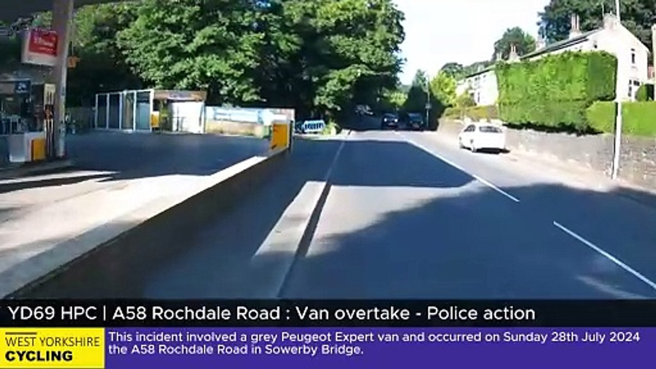 YD69 HPC | A58 Rochdale Road : Van overtake - Police action