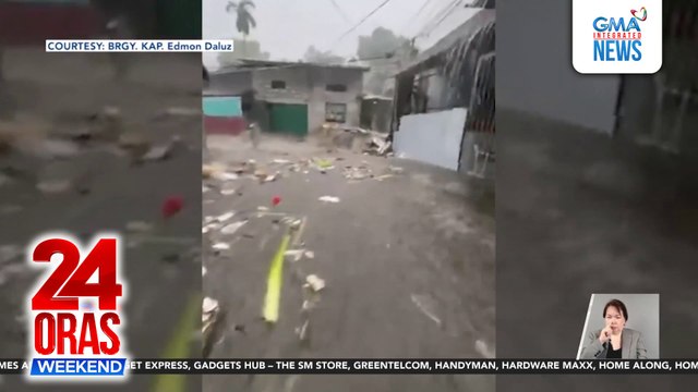 24 Oras Weekend: (Part 2) Floating shabu ; Pinaigsing impeachment calendar ; Mga bahay at railing nasira sa baha ; atbp.