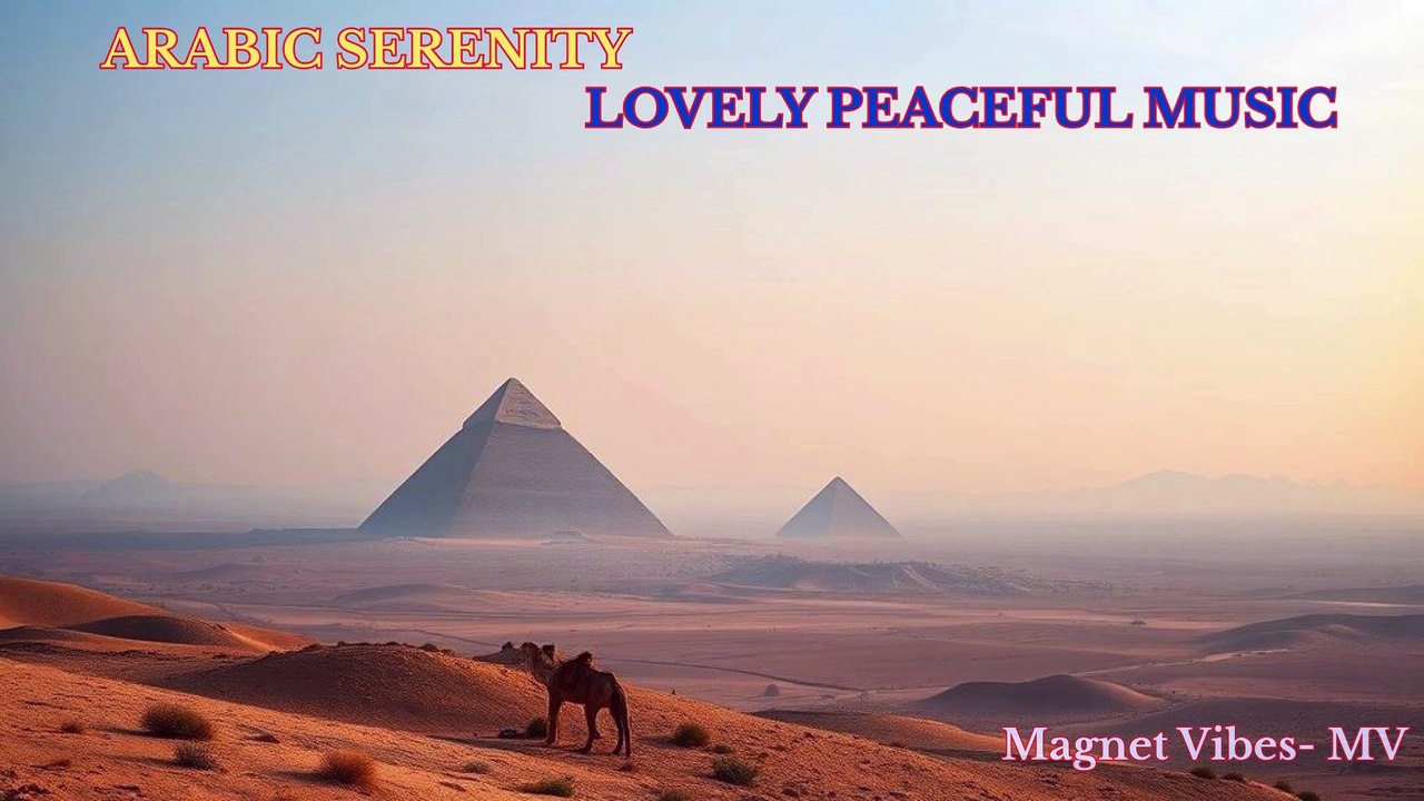 Arabic Serenity Peace | Arabic Sands | Panoramic view of Pyramids at night | Pyramids