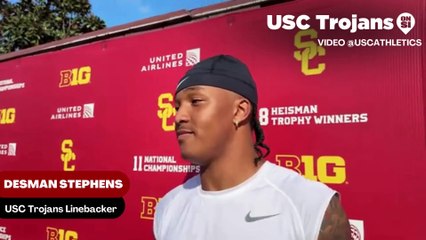 USC Trojans Linebacker Desman Stephens On Competition