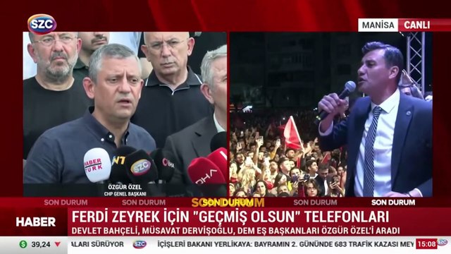 Özgür Özel: Ferdi Başkan bu iyi duygular sayesinde hayata tutunuyor