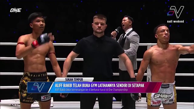 Aliff Rakib telah membuka gym latihannya sendiri di Setapak