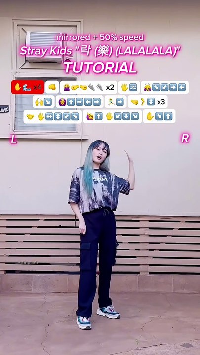TUTORIAL Stray Kids 락 樂 LALALALA Dance 🔥 straykids skz lalalala challenge 락 lalalala