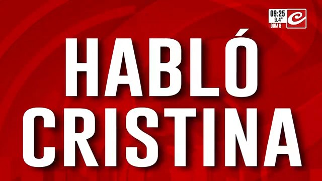 Cristina habló en Corrientes: denunció persecución política