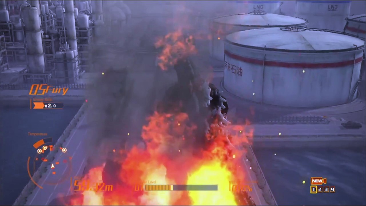 Godzilla PS3 - Gameplay #1